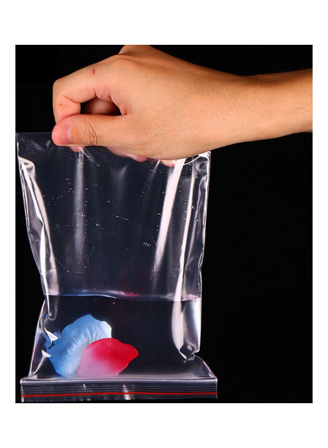 100-Piece Plastic Storage Bags Clear