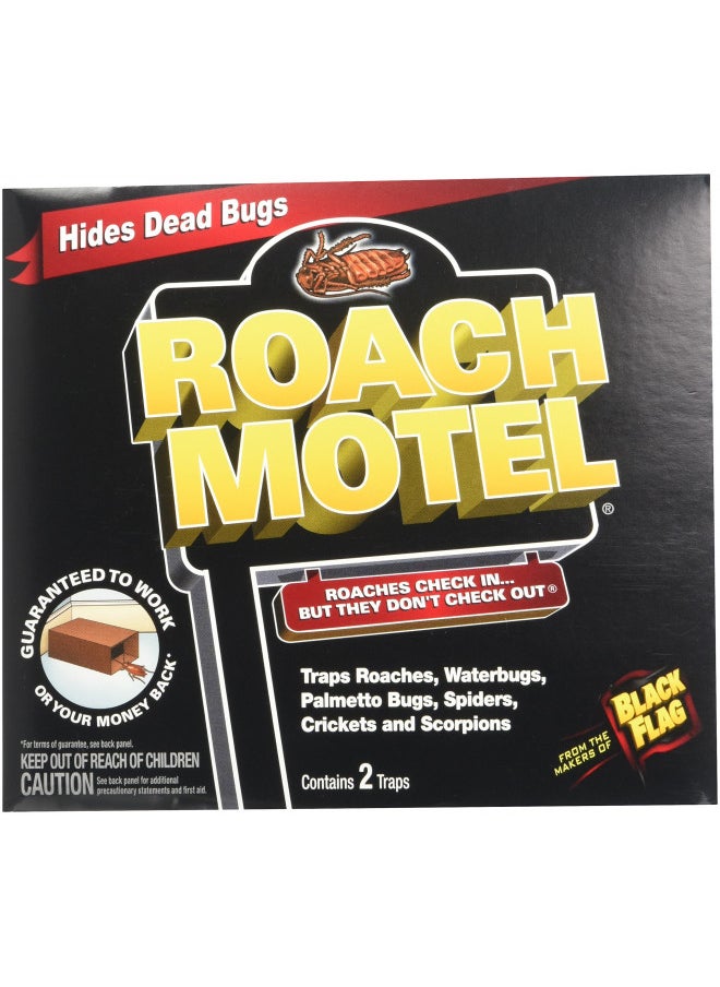 ... (6 Pieces) Black Flag Roach Motel Insect Trap