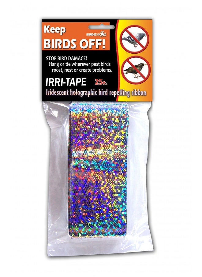 Bird-X Irri-Tape® Holographic Iridescent Foil Bird Scare Tape, 2