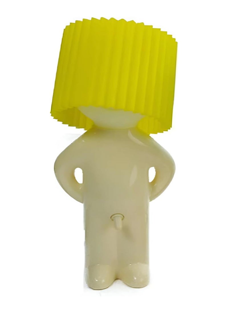 A Little Shy Man Creative Lamp, Creative Lamp in The Style of Naughty Little Boy, Bedside Novelty Night Light, Home Decoration Beautiful Gift,Yellow