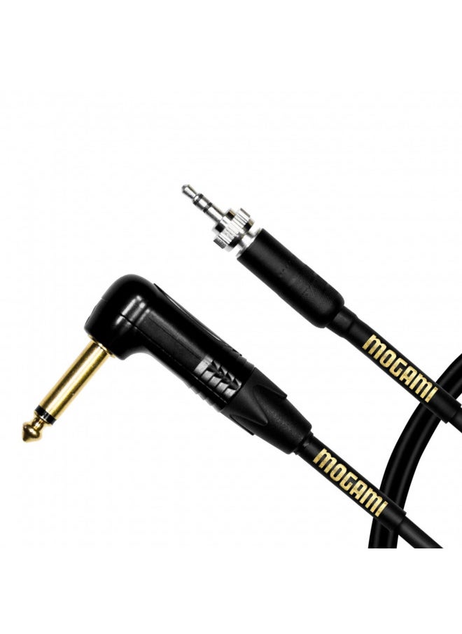 Mogami Gold BPSE TS-24R Belt Pack Instrument Cable for Wireless Instrument Systems, 1/4