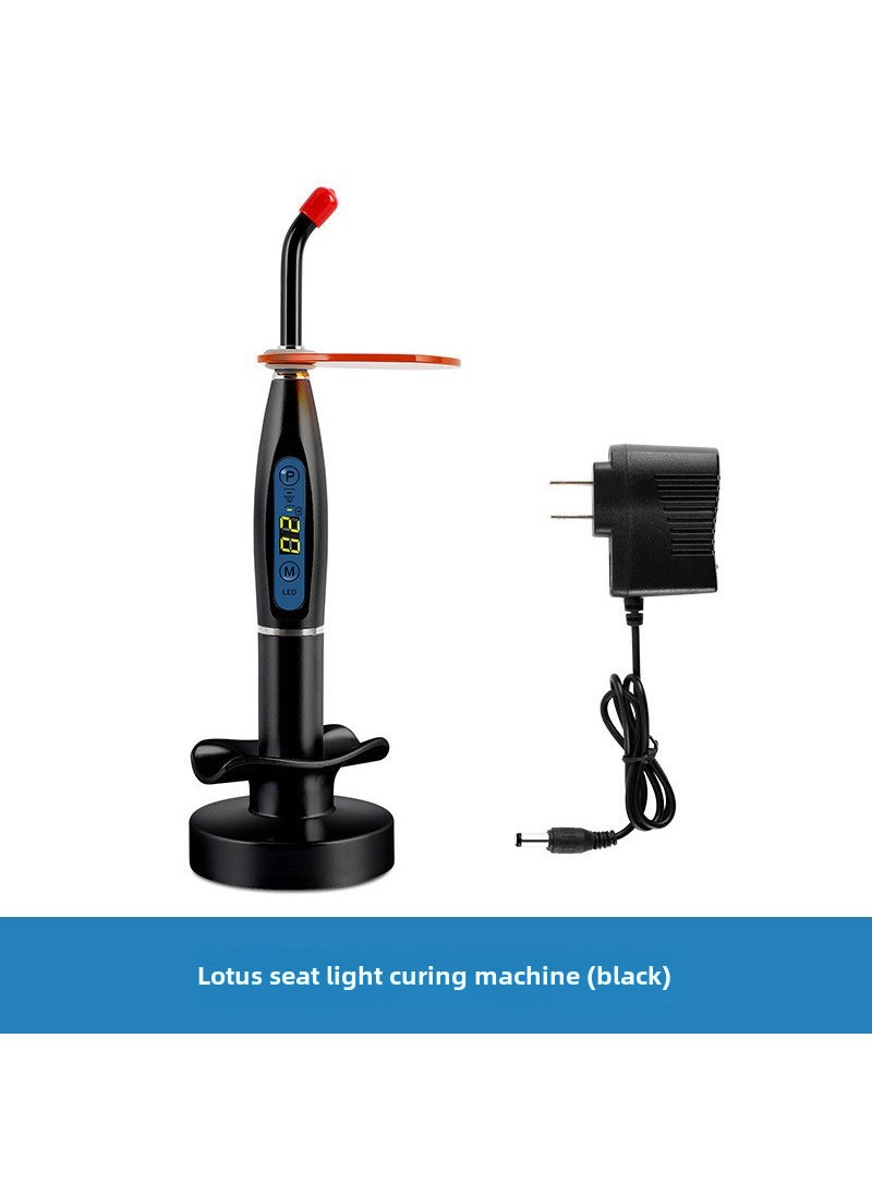 Dental LED Curing Light Multicolor Resin Cure Black (European)