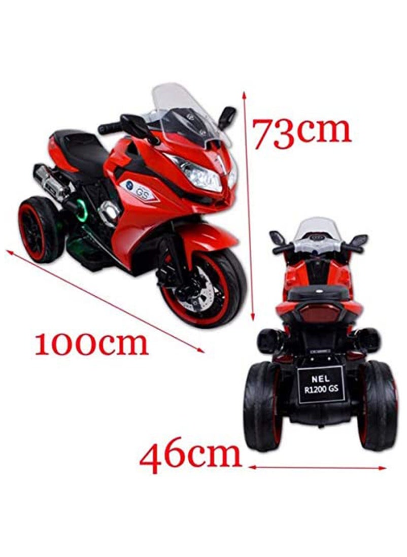 Lovely Baby Powered Riding Motorbike For Kids LB1258 M2 Red