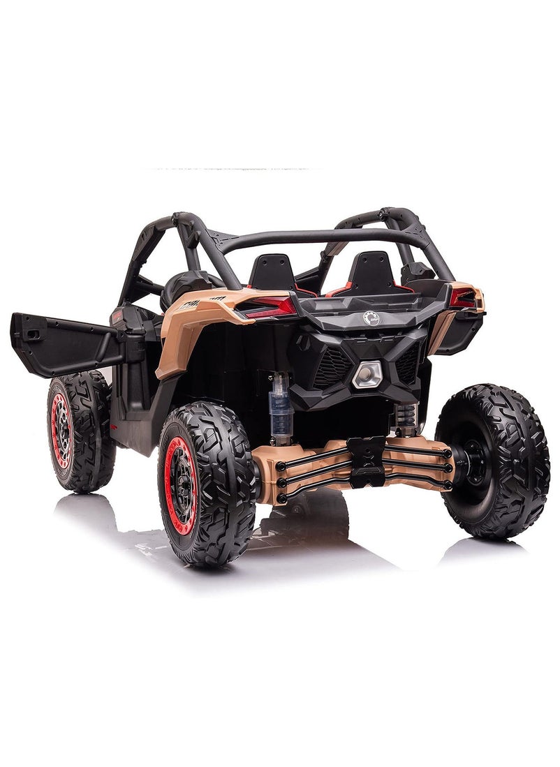 Lovely Baby Kids Battery Operated Powered Riding, Ride on Jeep LB 1000EL, Ride on Cars with Remote Control, Electric Ride on Car Boys Girls, with LED Lights, Music Player - Black