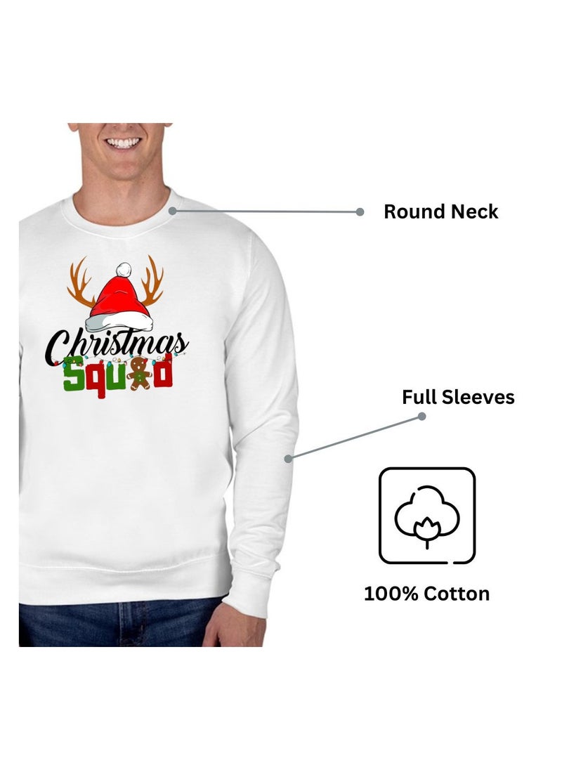 Men’s Christmas Sweatshirt–Soft And Warm Long Sleeve Sweatshirts–Perfect For Holiday Celebrations And Christmas Parties–Great For Husbands,Boyfriends,Brothers