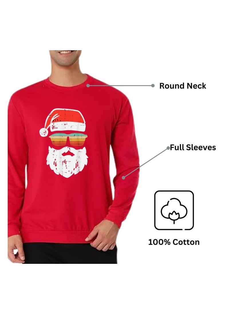 Men’s Christmas Sweatshirt–Soft And Warm Long Sleeve Sweatshirts–Perfect For Holiday Celebrations And Christmas Parties–Great For Husbands,Boyfriends,Brothers