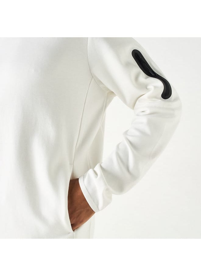 Kappa Solid Crew Neck Sweatshirt with Long Sleeves
