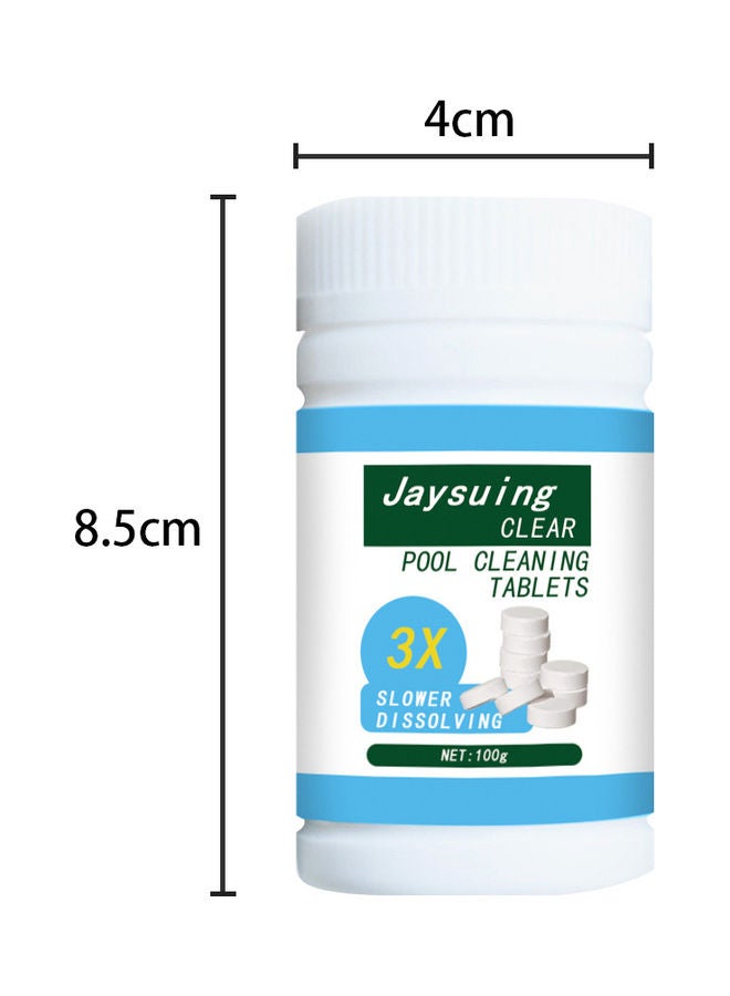 Swimming Pool Cleaning Tablets White