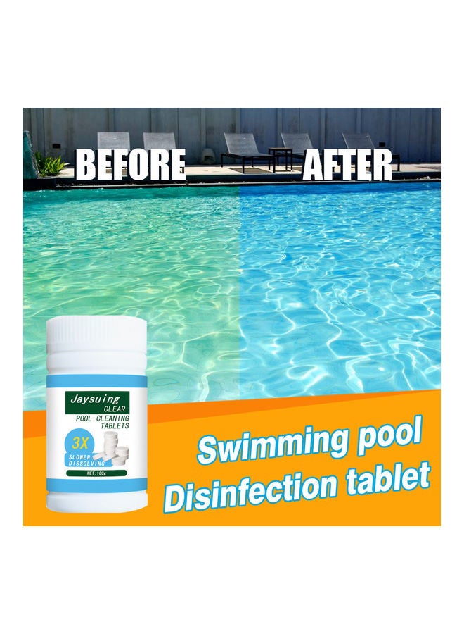 Swimming Pool Cleaning Tablets White