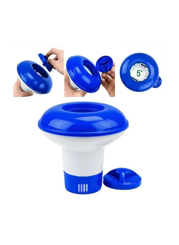 1-Piece Automatic Floating Chlorine Chemical Tablet Dispenser For Swimming Pool Spa