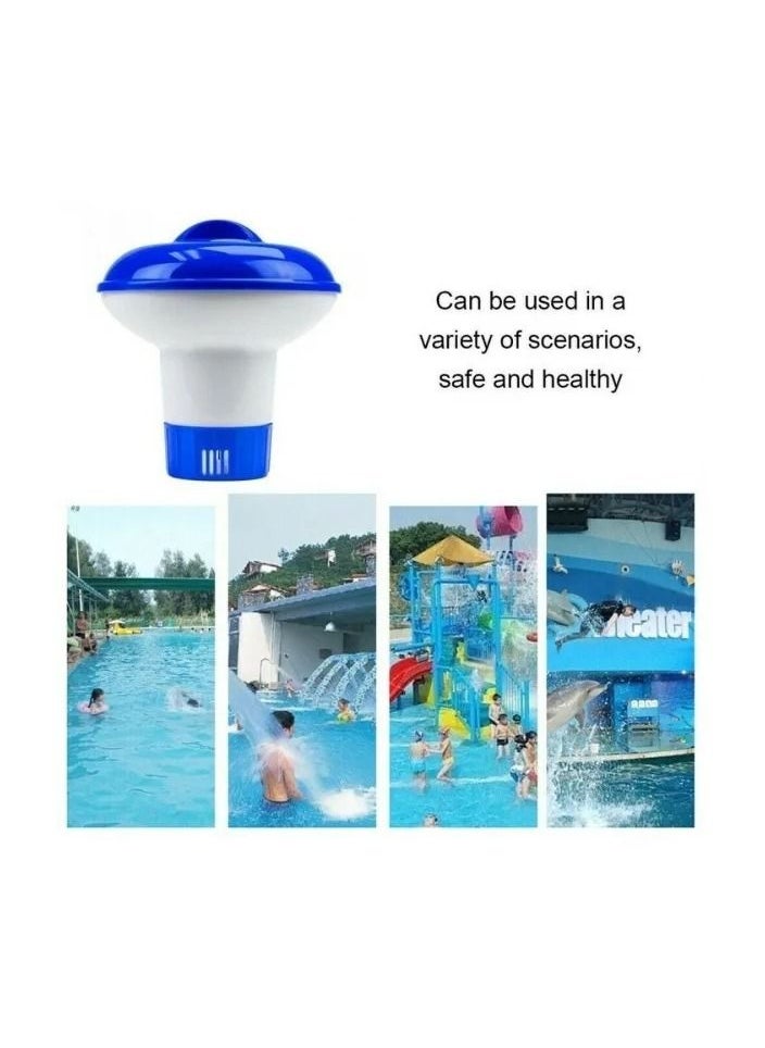 1-Piece Automatic Floating Chlorine Chemical Tablet Dispenser For Swimming Pool Spa