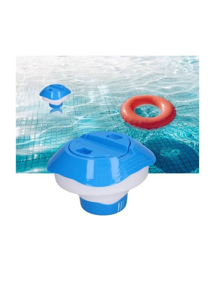 1-Piece Pool Floating Chlorine Dispenser,Telescopic Floating Chlorine Tablet Dispenser,Dosing Device For Swimming Pool Accessories