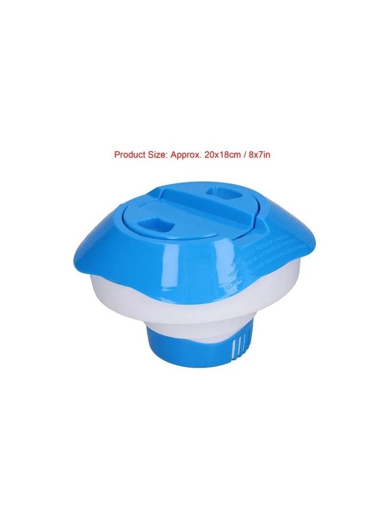 1-Piece Pool Floating Chlorine Dispenser,Telescopic Floating Chlorine Tablet Dispenser,Dosing Device For Swimming Pool Accessories