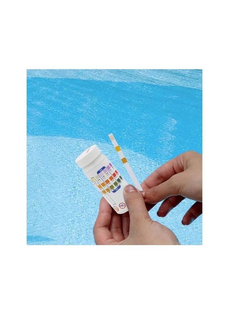 50-Pieces/Bottle 3-In-1 Multipurpose Chlorine PH Test Strips,SPA Swimming Pool Water Tester Paper