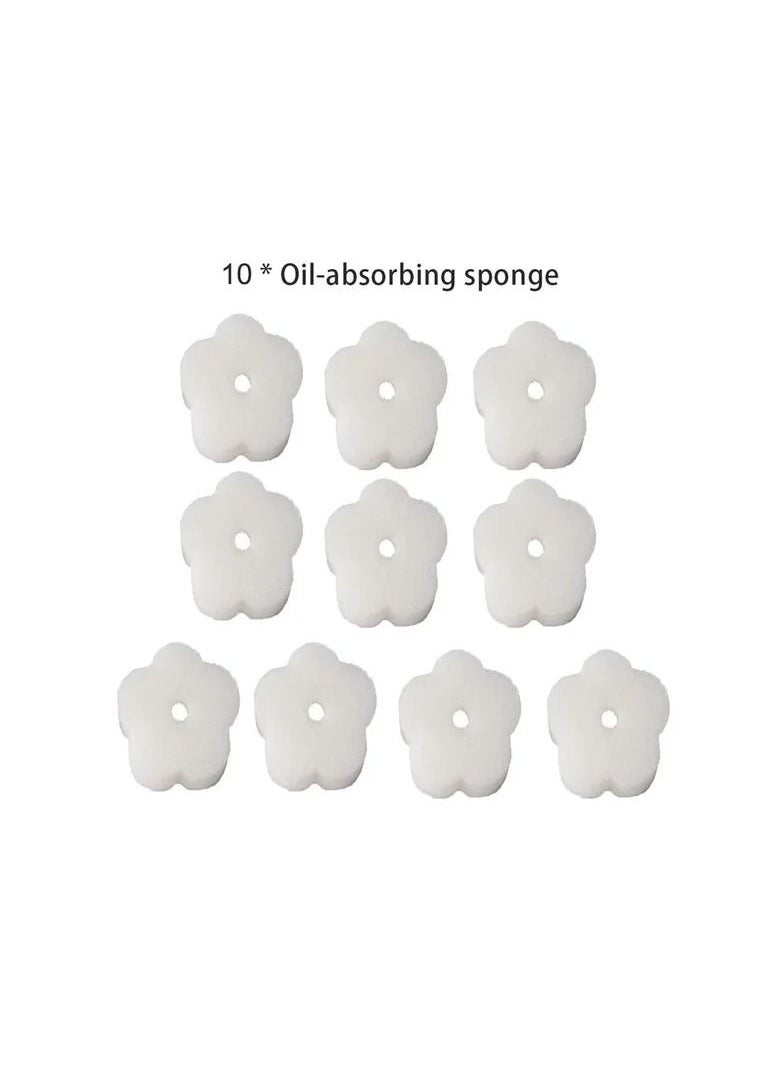 10-Pieces Oil Absorbing Sponge,Swimming Pools/Hot Tub/Spa Dirt Scum Cleaner Absorber