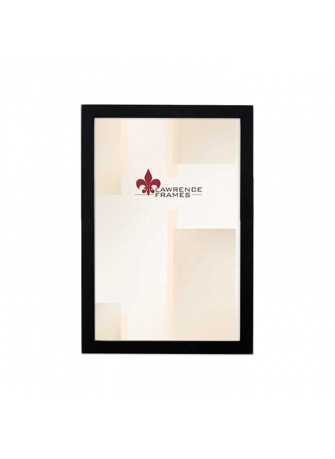 Lawrence Frames Black Wood Picture Frame, Gallery Collection, 8x12