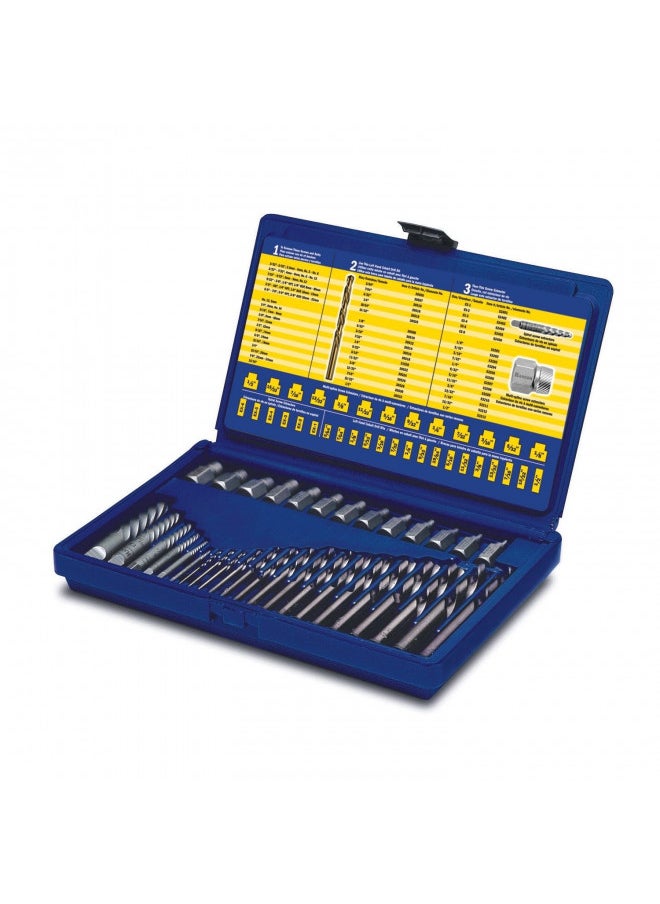 IRWIN Screw Extractor/ Drill Bit Set, 35-Piece (11135ZR)