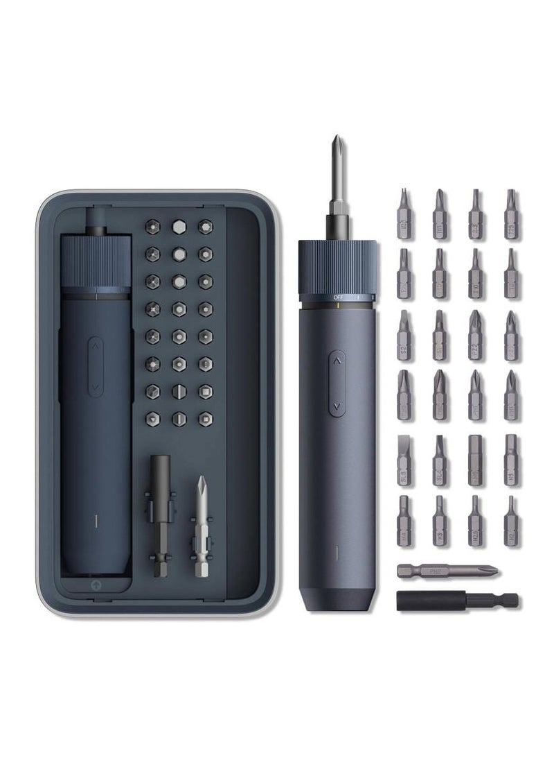 HOTO 3.6V Screwdriver Kit | 12 S2-Steel Screwdriver Bits | Powerful Adjustable Torque | Electric and Manual Screwing