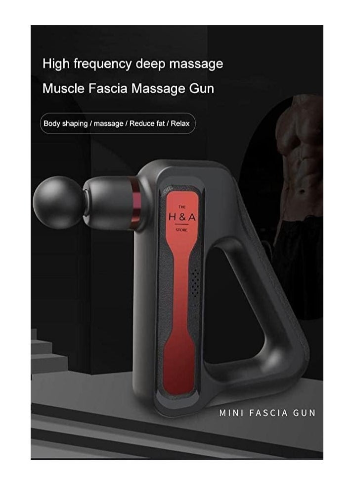 Athletes Deep Tissue Massage Gun, Handheld Portable Rechargeable, 8 heads, 32 speeds settings, long lasting battery, with charger, with carry case, up to 3200 percussion per minute