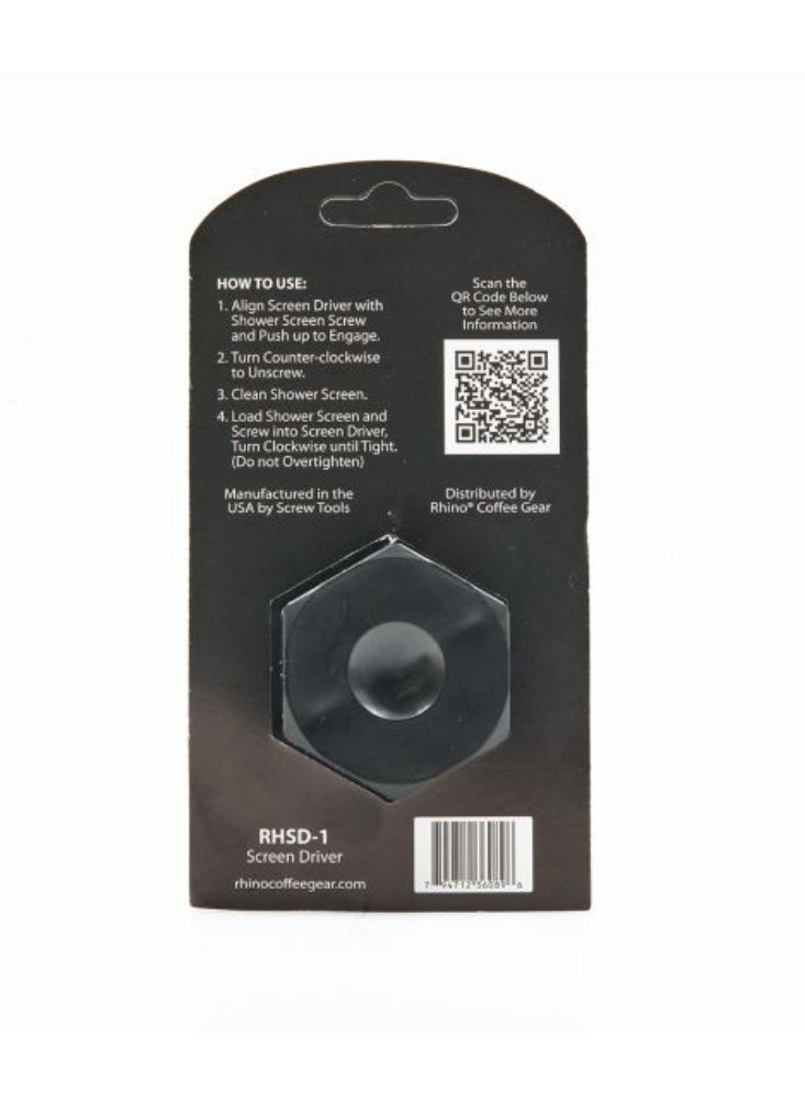 Driver for Shower Screen Removal, Made of Plastic - Black