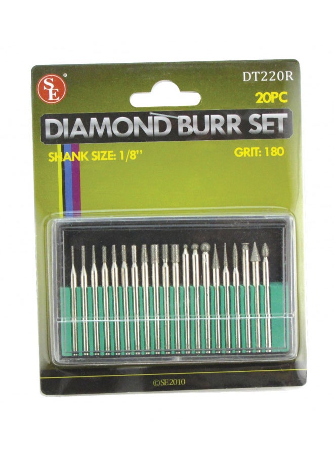 SE Diamond Burr Set (20 PC.) - DT220R