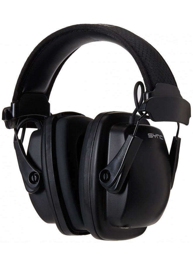 Howard Leight by Honeywell Sync Stereo MP3 Earmuff (1030110), Black