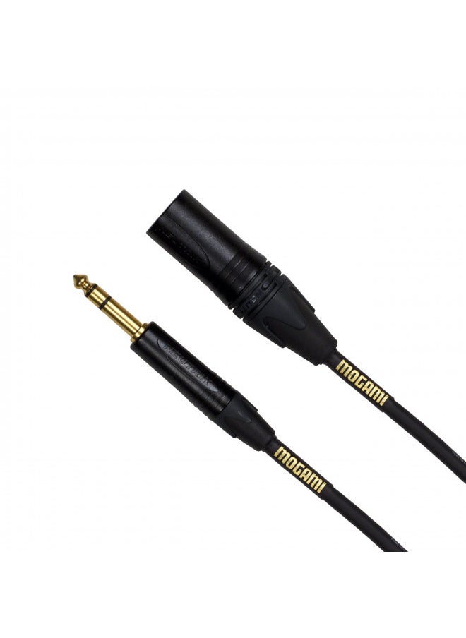 Mogami GOLD TRS-XLRM-06 Balanced Audio Adapter Cable, 1/4