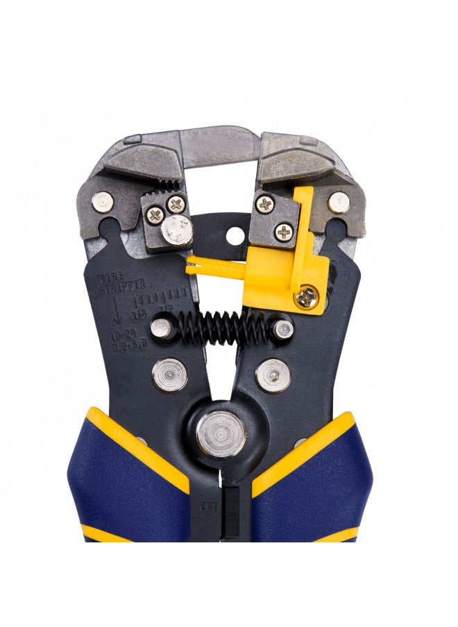 IRWIN VISE-GRIP Wire Stripper, 2 inch Jaw, Cuts 10-24 AWG, ProTouch Grip for Maximum Comfort (2078300)