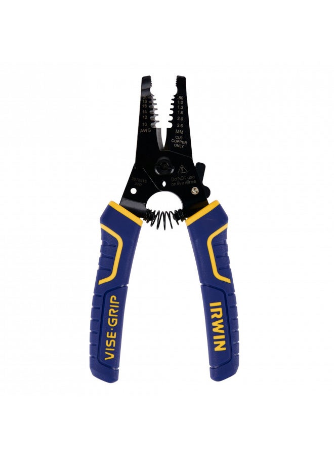 IRWIN VISE-GRIP Wire Stripping Tool / Wire Cutter, 6-Inch (2078316)