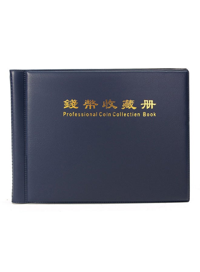 240 Holder Coin Storage Album Blue 21 x 16 x 2cm