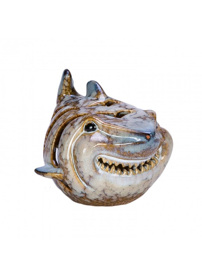 Beachcombers Shark Candle Holder Multi