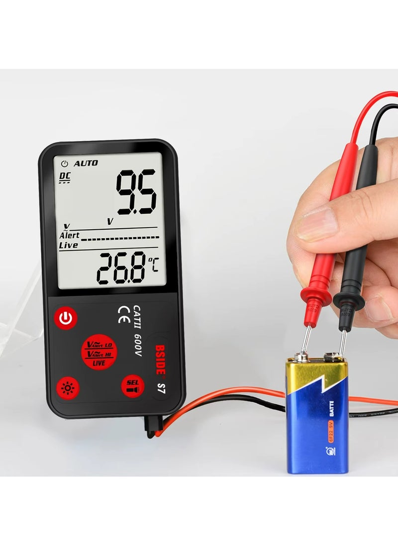 Professional USB Charging Digital Multimeter Auto Range Smart AC DC Voltage Tester Ohm Hz NCV True RMS Electrical Tools