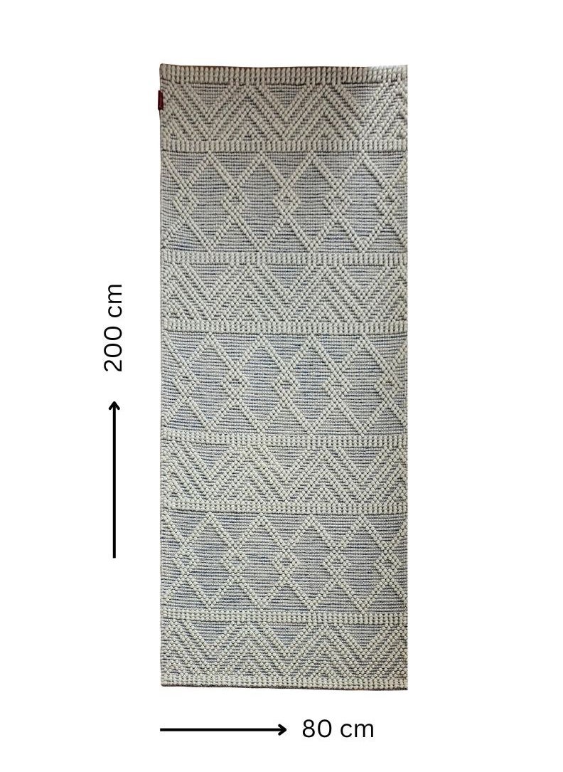 Handmade woven rug srn-021 Wool rug area rug for bedroom living room carpet Woven rug natural and white color rug