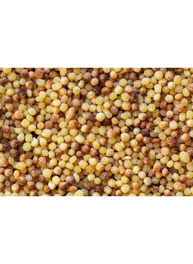 Sanniti Organic Toasted Fregola Sarda FIne Semolina Pasta Fregula Tostata Fina, 17.6 oz