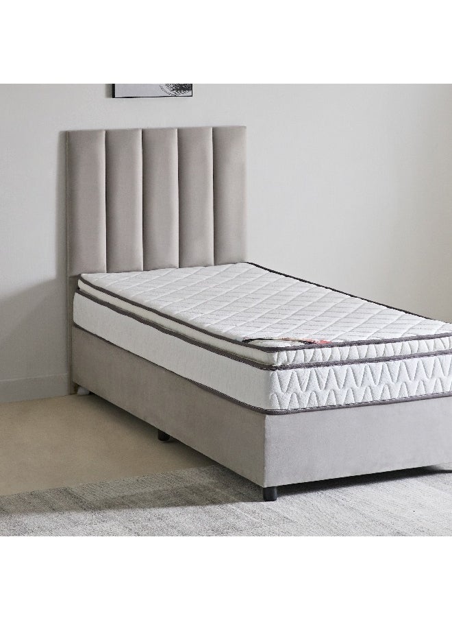 AN-FirmCore Pillow Top Rebonded Foam Firm Single Mattress 90 x 190 x 24 cm