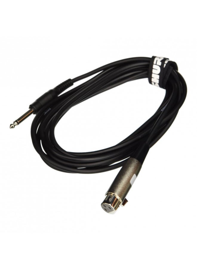 Shure C15AHZ 15-Feet Cable with 1/4-Inch Phone Plug on Equipment End