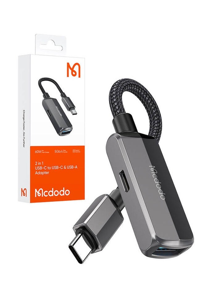 Mcdodo CA-2830 OTG 2in1 Convertor USB-C do USB-C + USB-A