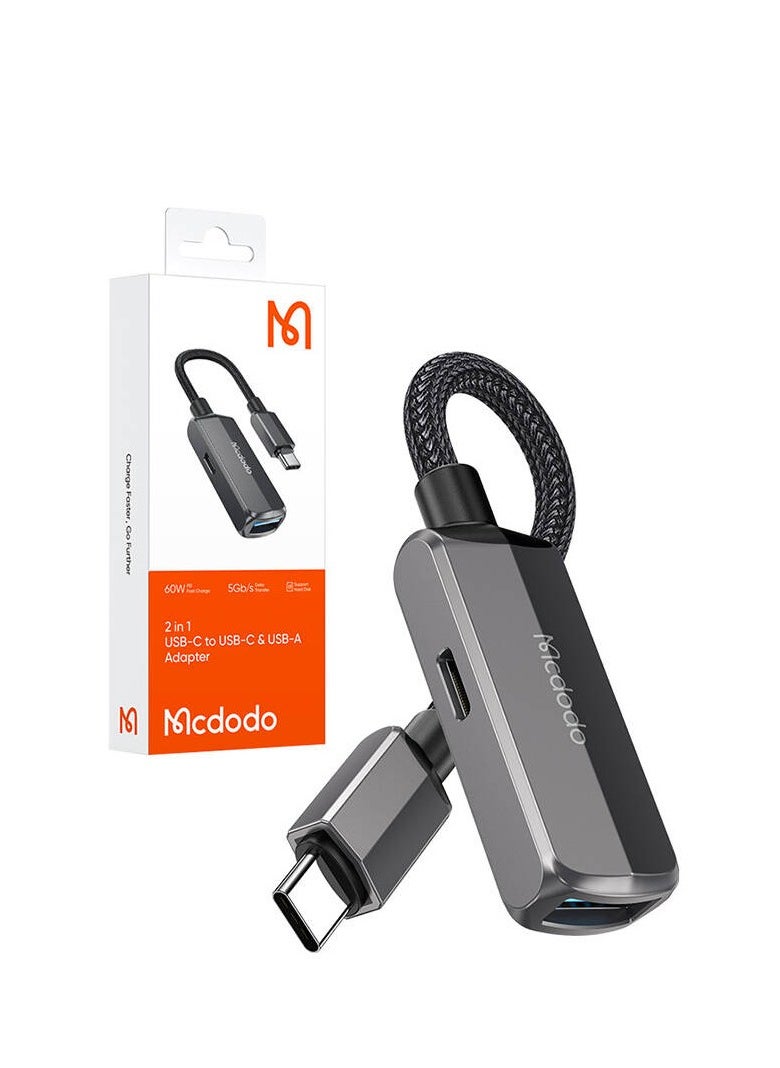 Mcdodo CA-2830 OTG 2in1 Convertor USB-C do USB-C + USB-A