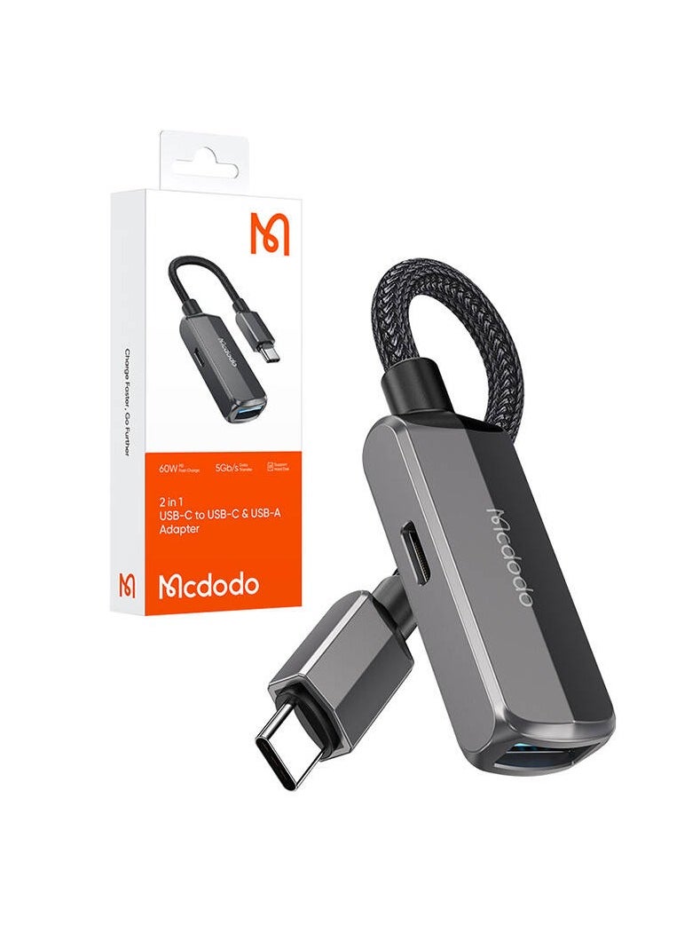 Mcdodo CA-2830 OTG 2in1 Convertor USB-C do USB-C + USB-A