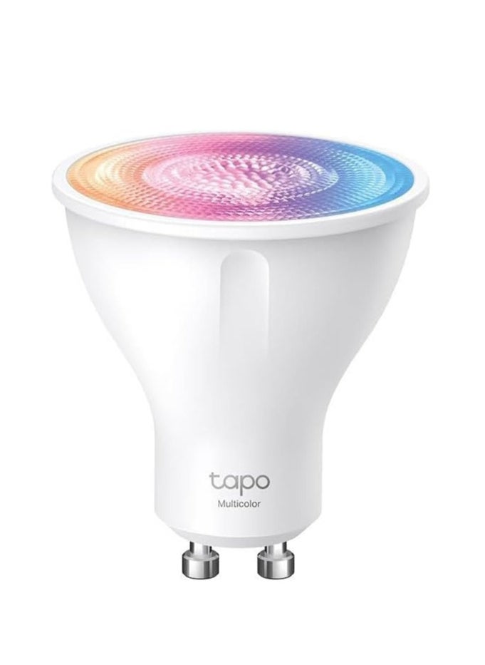 Tapo TP-Link Smart WLAN Light Bulb GU10 L630, Energy Saving, 3.5 W Equivalent to 50 W, Multicoloured Dimmable Alexa Smart Lamp, Smart Home Alexa Accessories, 16 Million Colours