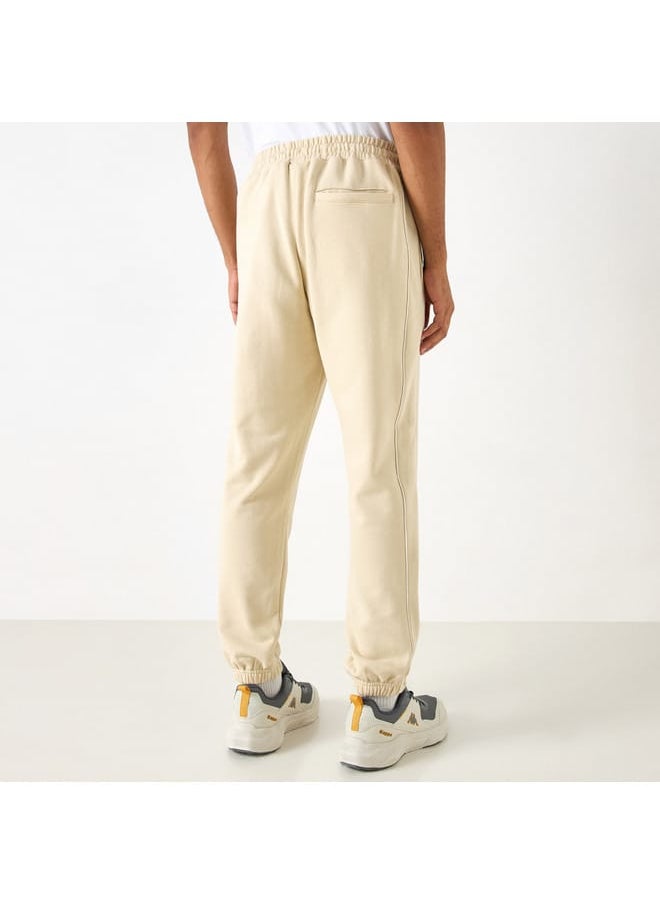 Kappa Solid Joggers with Drawstring Closure and Pockets