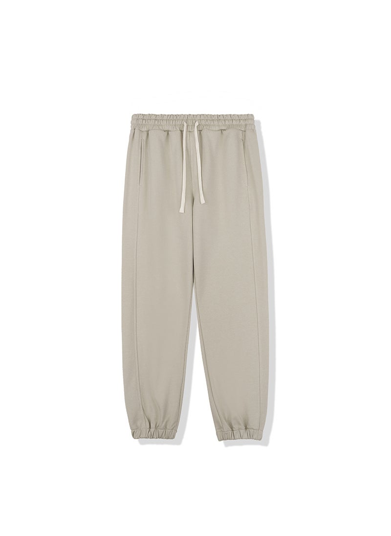 2024 Fall 450G Terry Joggers Unisex Comfort Casual Pants Light brown
