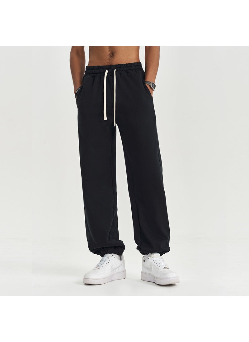 2024 Fall 450G Terry Joggers Unisex Comfort Casual Pants Apricot