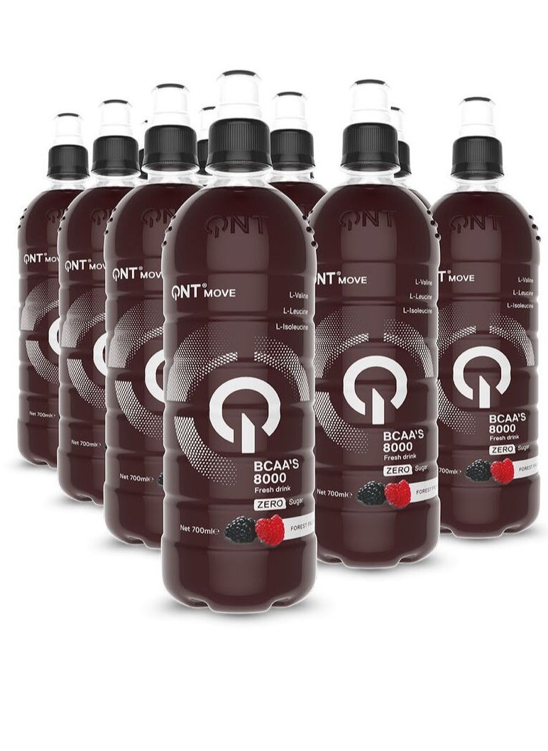 QNT MOVE,BCAA’S 8000 FRESH DRINK,FOREST FRUITS 12*700 ML