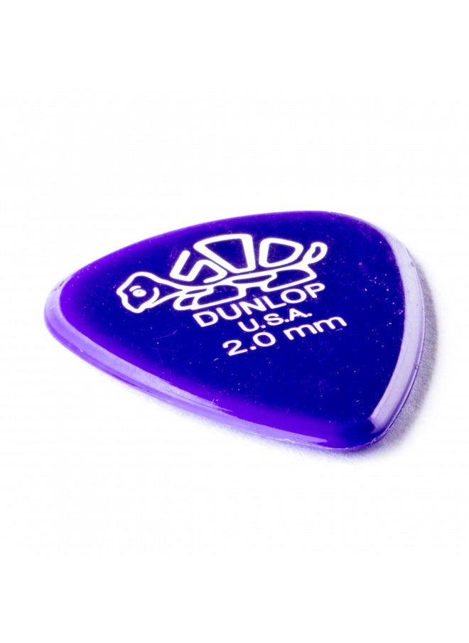 JIM DUNLOP 41R2.0 Delrin®, Purple, 2.0mm, 72/Bag