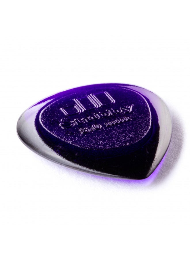 JIM DUNLOP 474P3.0 Stubby®, Dark Purple, 3.0mm, 6/Player's Pack