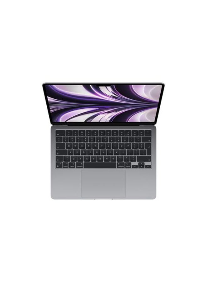 MacBook Air MC7U4 13.6-Inch Display, Apple M2 chip with 8-core CPU and 8-core GPU Processor/16GB RAM/256GB SSD/macOS English/Arabic Space Grey