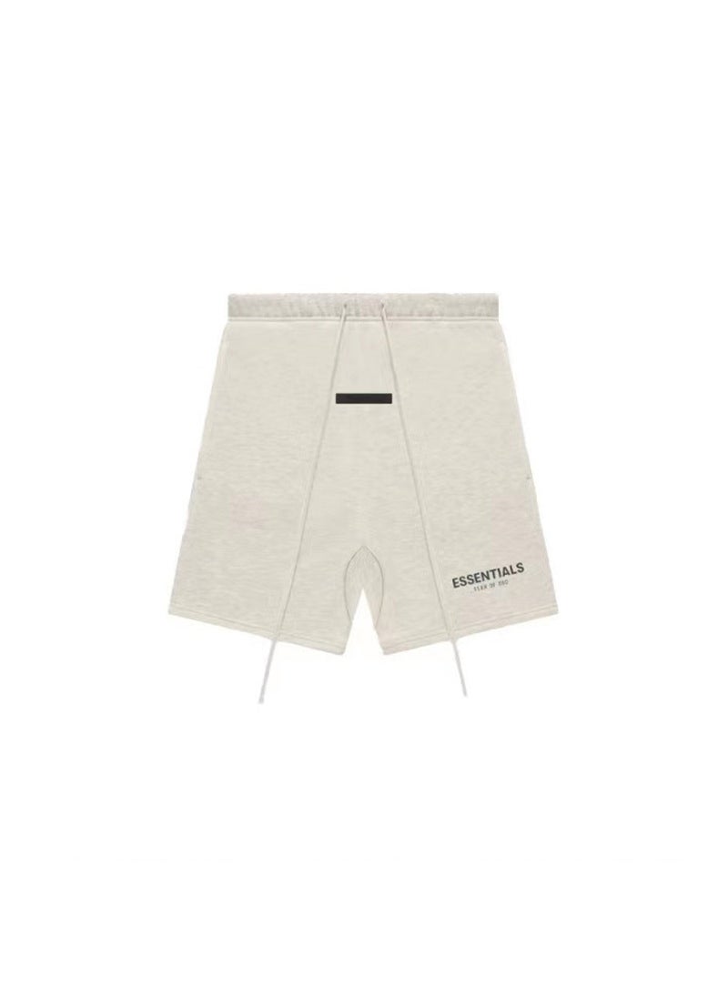 ESSENTIALS Reflective Cotton Shorts Unisex Light gray