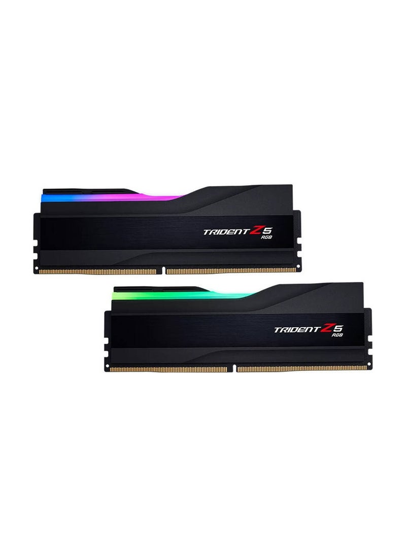 G.Skill Trident Z5 RGB Series 32GB (2x16GB) DDR5 Dual Channel Desktop Memory Kit, 6000 MT/s Memory Speed, CL32-38-38-96 Latency, 1.35 Voltage, Intel XMP, 288-Pin | F5-6000J3238F16GX2-TZ5RK