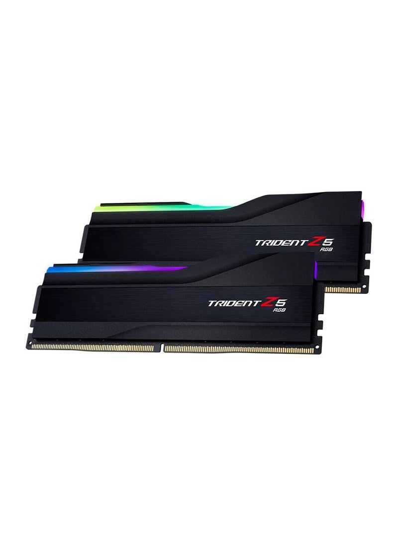 G.Skill Trident Z5 RGB Series 32GB (2x16GB) DDR5 Dual Channel Desktop Memory Kit, 6000 MT/s Memory Speed, CL32-38-38-96 Latency, 1.35 Voltage, Intel XMP, 288-Pin | F5-6000J3238F16GX2-TZ5RK